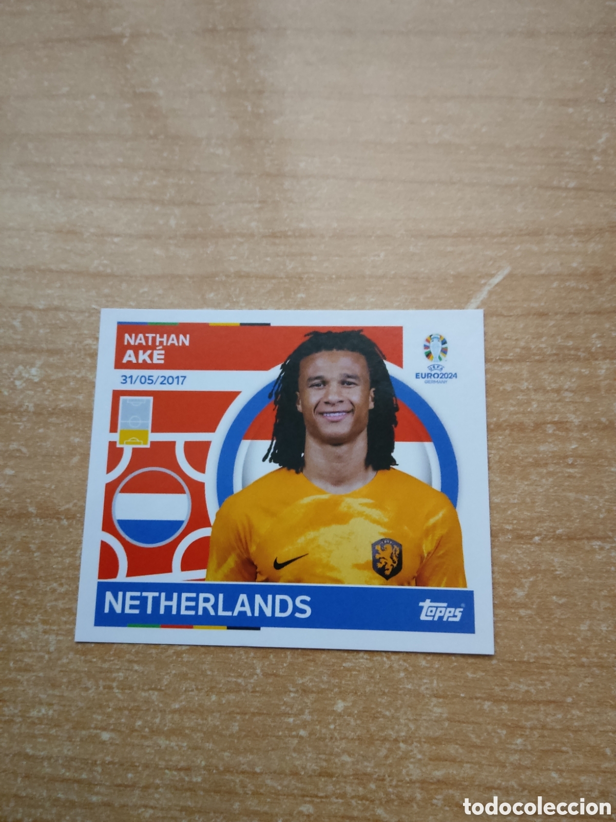 Cromos de f&uacute;tbol: 12 AKE PAISES BAJOS EURO 2024 TOPPS