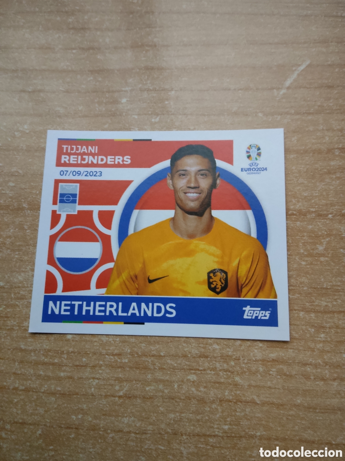 Cromos de f&uacute;tbol: 13 REIJNDERS PAISES BAJOS EURO 2024 TOPPS