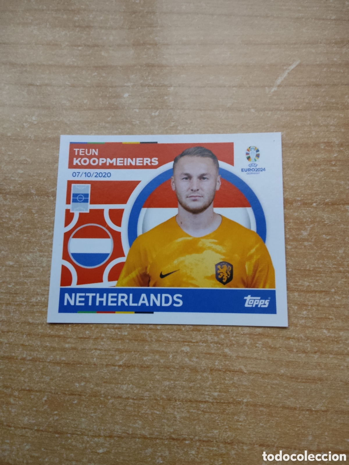Cartes &agrave; collectionner de Football: 15 KOOPMEINERS PAISES BAJOS EURO 2024 TOPPS