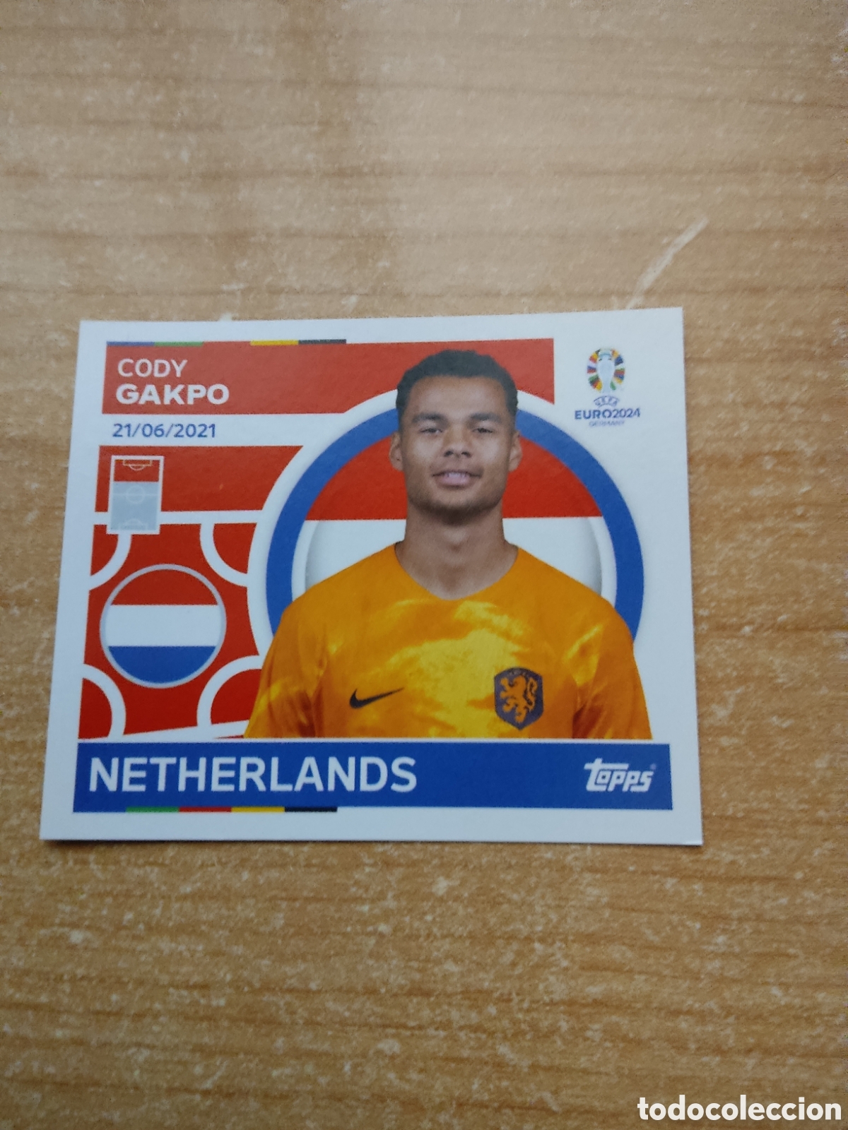 Cartes &agrave; collectionner de Football: 18 CODY GAKPO PAISES BAJOS EURO 2024 TOPPS
