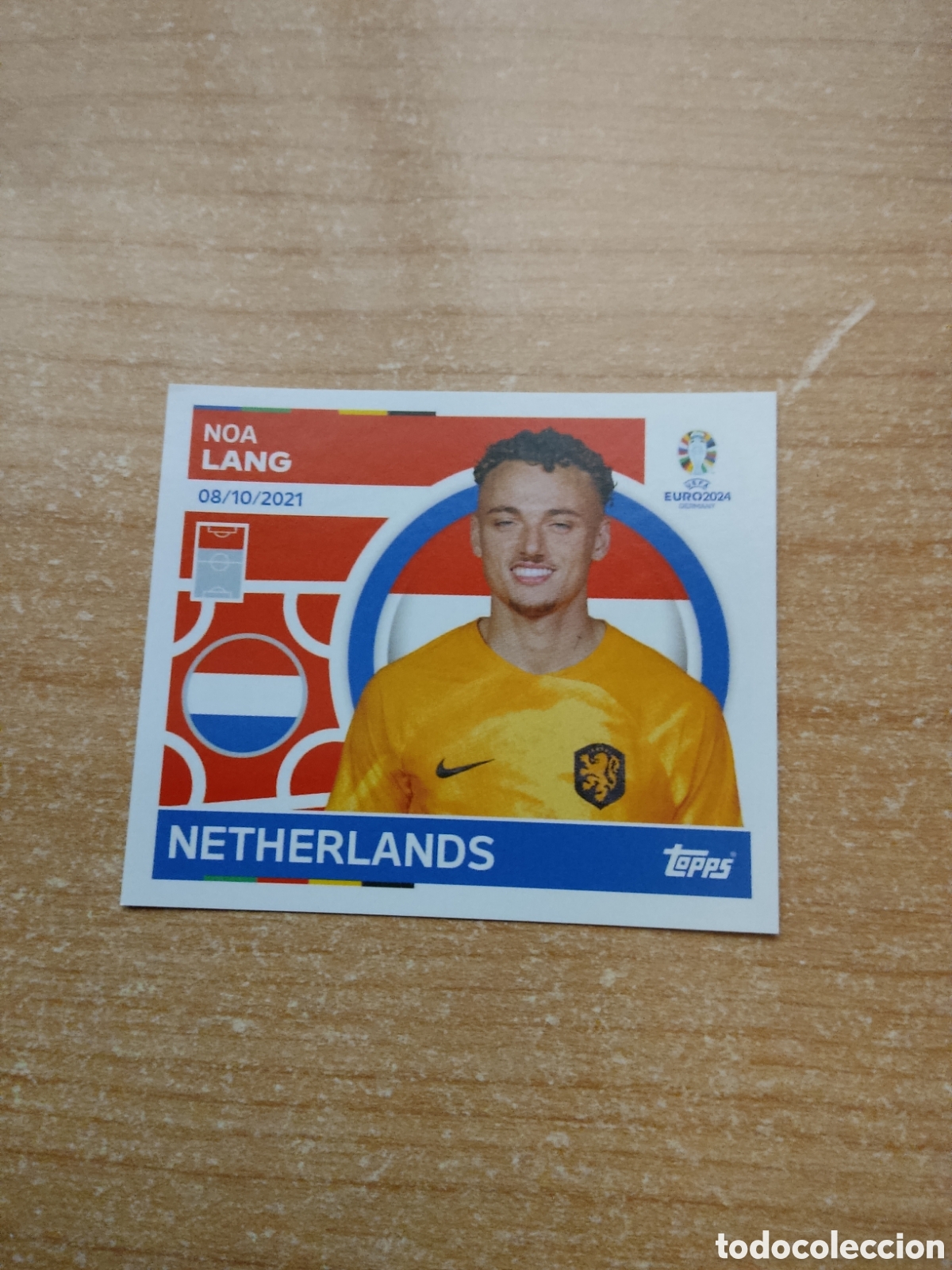 Cromos de f&uacute;tbol: 19 NOA LANG PAISES BAJOS EURO 2024 TOPPS