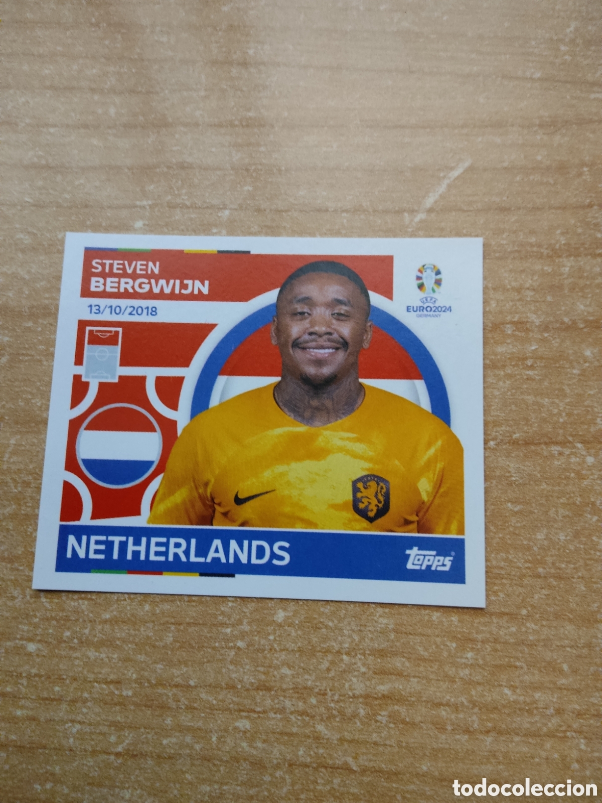Cromos de f&uacute;tbol: 20 BERGWIJN PAISES BAJOS EURO 2024 TOPPS