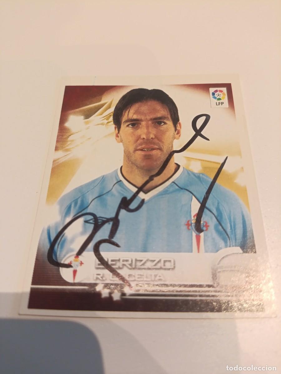 Cartes &agrave; collectionner de Football: Auto original de Berizzo Celta de Vigo