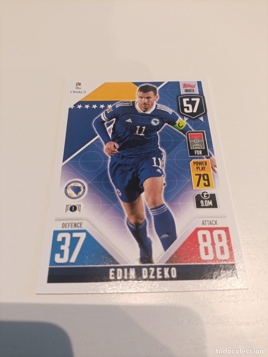 Cartes &agrave; collectionner de Football: Dzeko Bosnia UEFA nations league