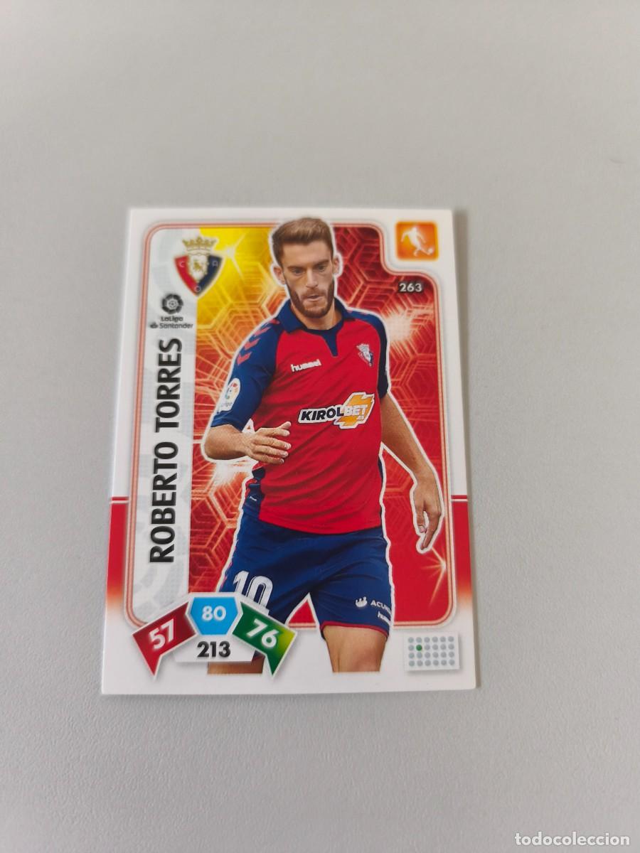Cromos de f&uacute;tbol: ADRENALYN XL 2019 2020 19 20 ROBERTO TORRES OSASUNA 263 H4
