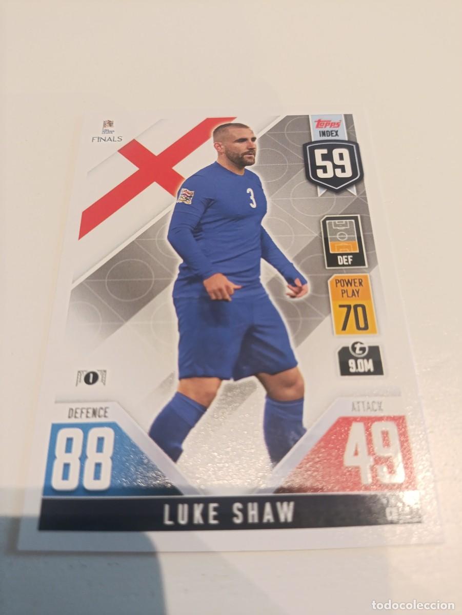 Cromos de f&uacute;tbol: Luke Shaw Inglaterra UEFA nations league