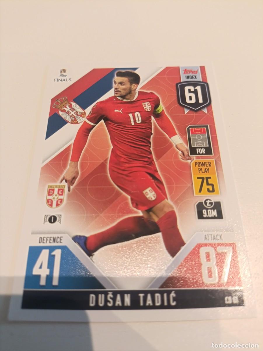 Cromos de f&uacute;tbol: Tadic Serbia UEFA nations league