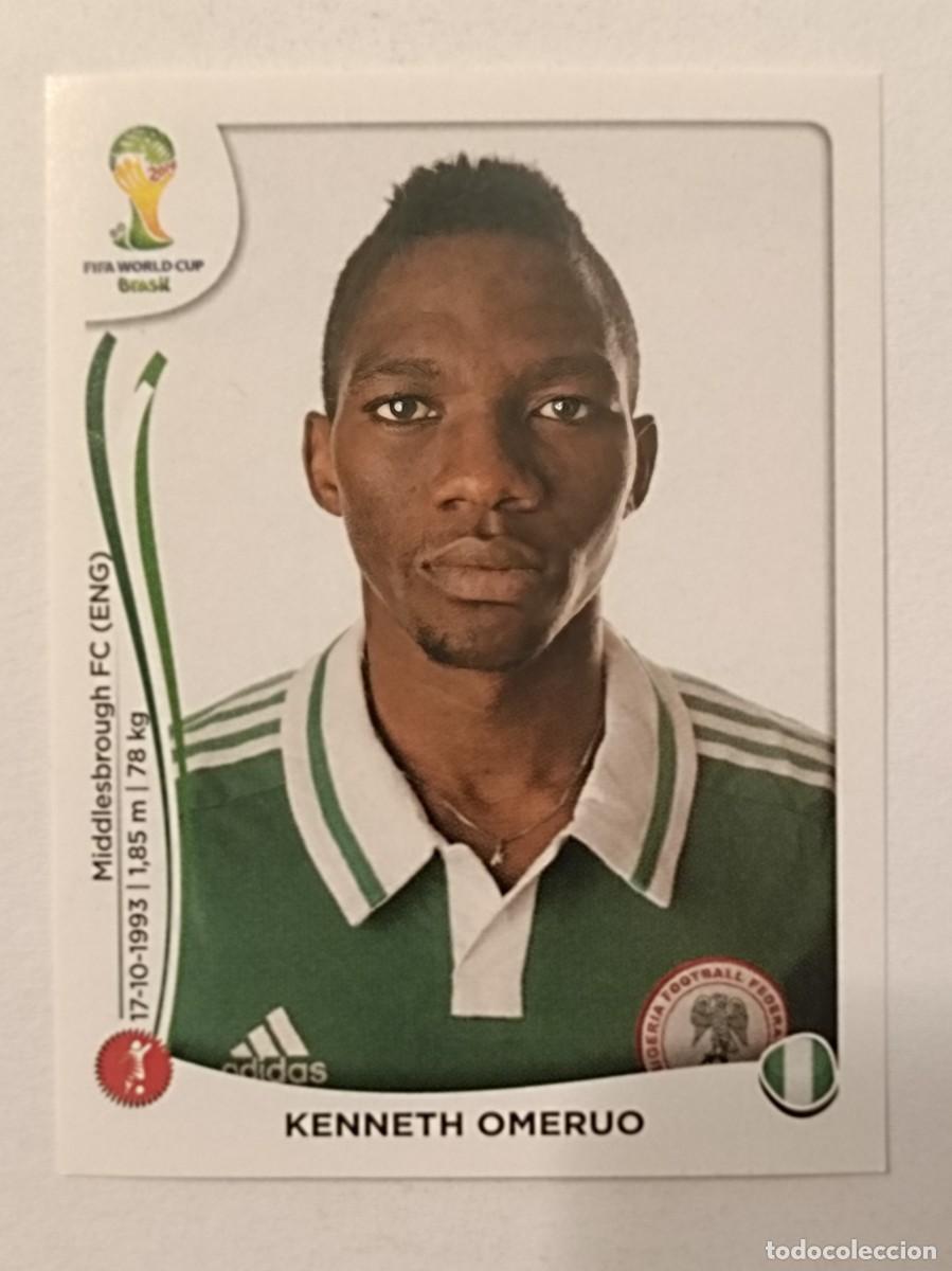 Cromos de f&uacute;tbol: #477 OMERUO (NIGERIA) MUNDIAL BRASIL 2014 PANINI