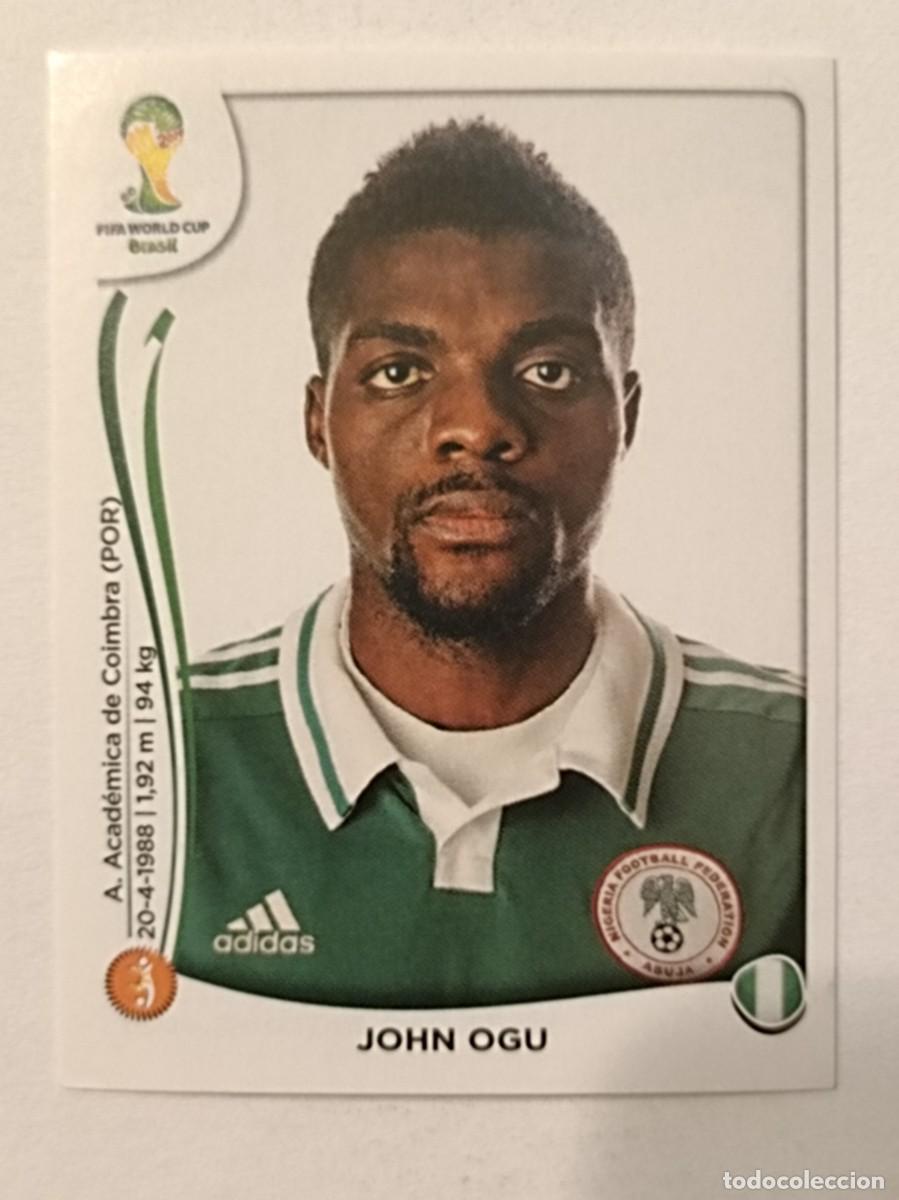 Cromos de f&uacute;tbol: #478 OGU (NIGERIA) MUNDIAL BRASIL 2014 PANINI