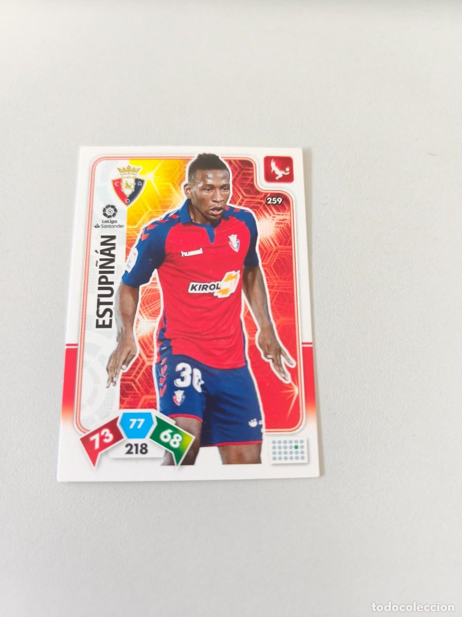 Cromos de f&uacute;tbol: ADRENALYN XL 2019 2020 19 20 ESTUPI&Ntilde;AN OSASUNA 259 H4