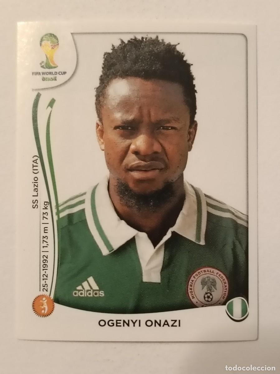 Cromos de f&uacute;tbol: #480 ONAZI (NIGERIA) MUNDIAL BRASIL 2014 PANINI