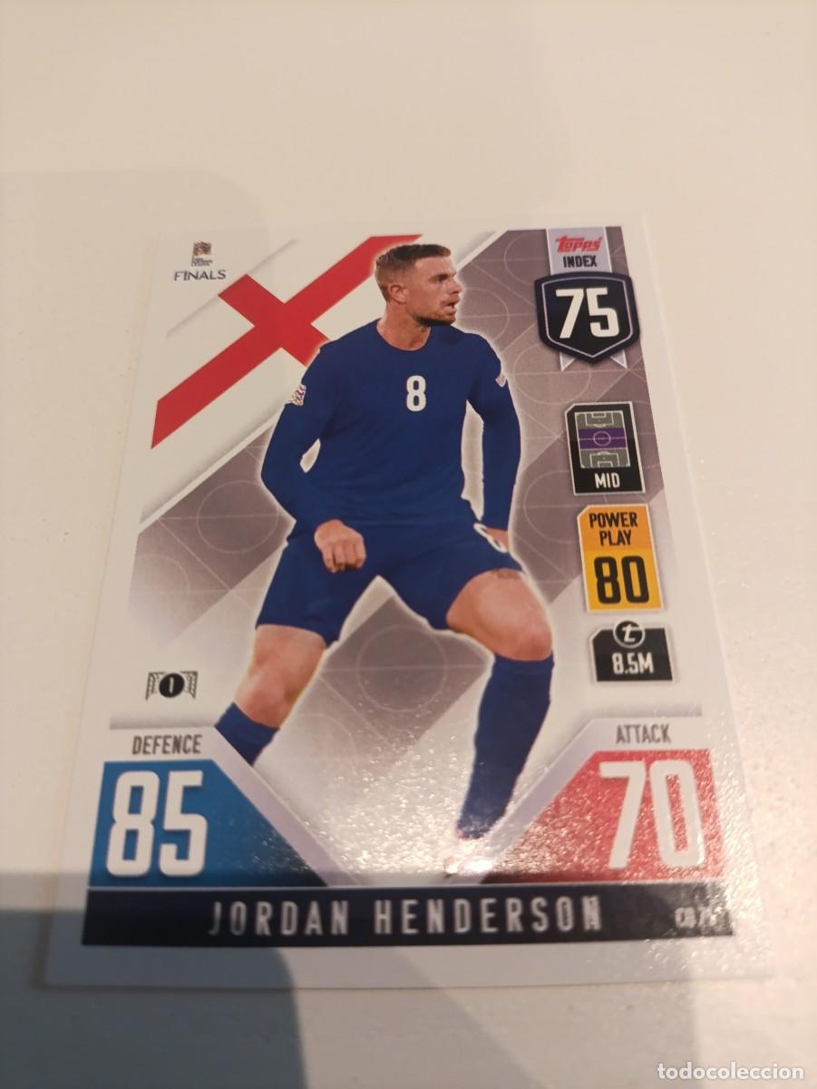 Cromos de f&uacute;tbol: Henderson Inglaterra UEFA nations league
