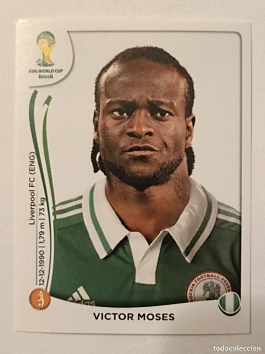 Figurine di Calcio: #482 MOSES (NIGERIA) MUNDIAL BRASIL 2014 PANINI