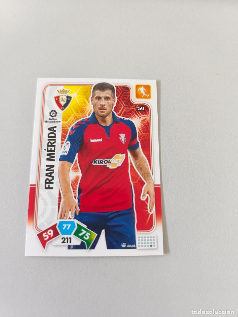 Figurine di Calcio: ADRENALYN XL 2019 2020 19 20 FRAN MERIDA OSASUNA 261 H4