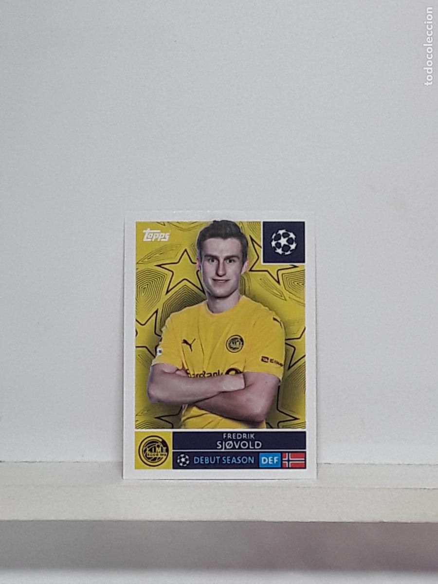 Cromos de f&uacute;tbol: CHAMPIONS STICKER 2025 2026 25 26 ALBUM TOPPS LEAGUE N 520 BODO 1916 FREDRIK SJOVOLD