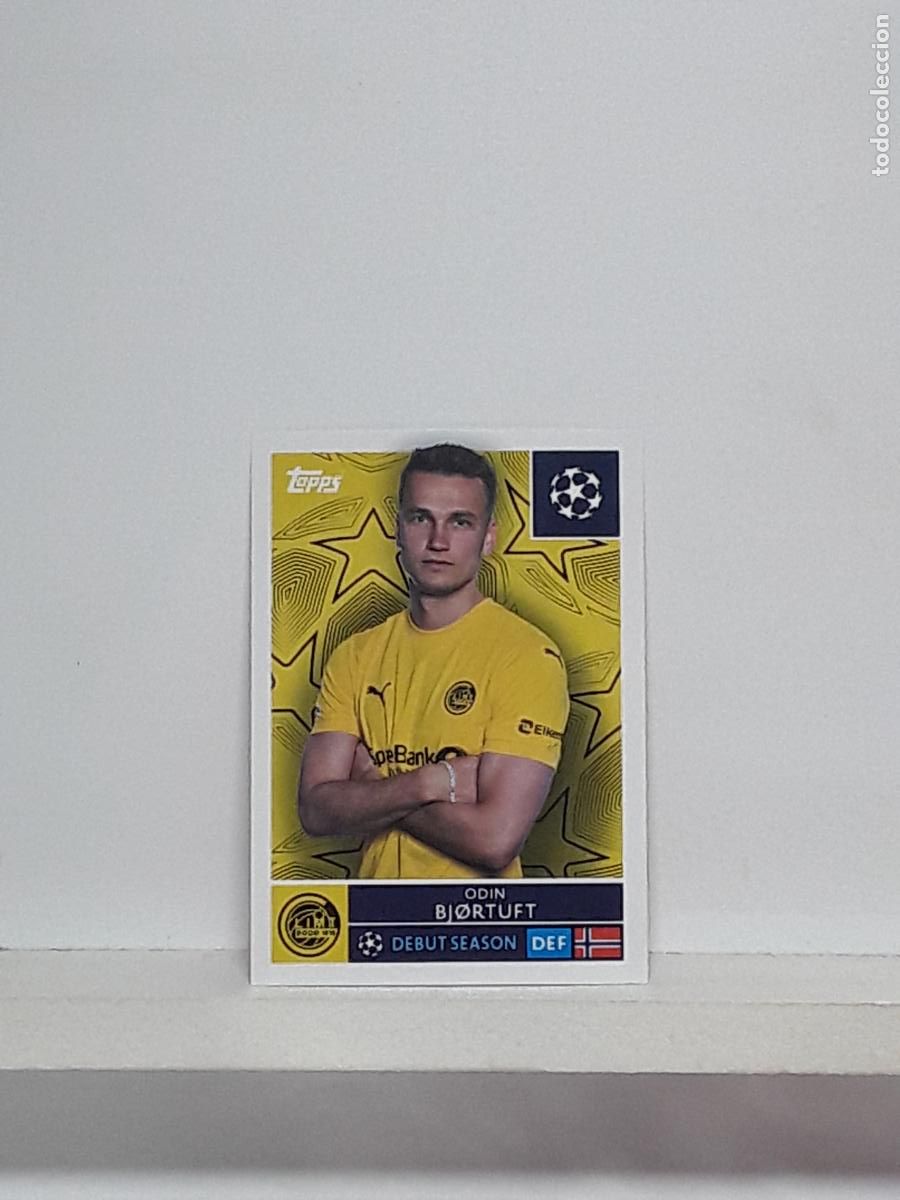 Cromos de f&uacute;tbol: CHAMPIONS STICKER 2025 2026 25 26 ALBUM TOPPS LEAGUE N 521 BODO 1916 ODIN BJORTUFT