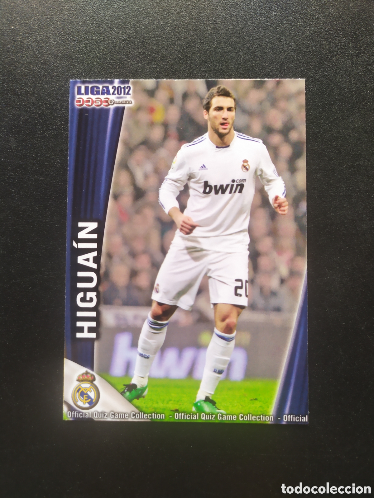 Cromos de f&uacute;tbol: Mundicromo fichas Liga 2011 2012 11 12 Higua&iacute;n error n&deg; 48 Real Madrid