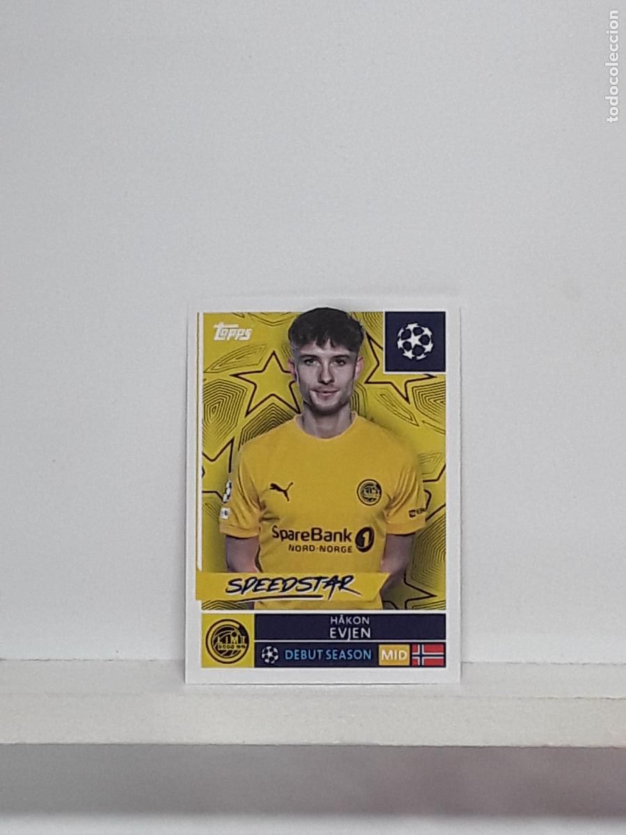 Cromos de f&uacute;tbol: CHAMPIONS STICKER 2025 2026 25 26 ALBUM TOPPS LEAGUE N 523 BODO 1916 HAKON EVJEN