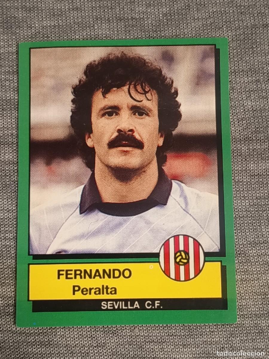 Cromos de f&uacute;tbol: F&uacute;tbol 90 panini FERNANDO N&deg;252 SEVILLA nunca pegado