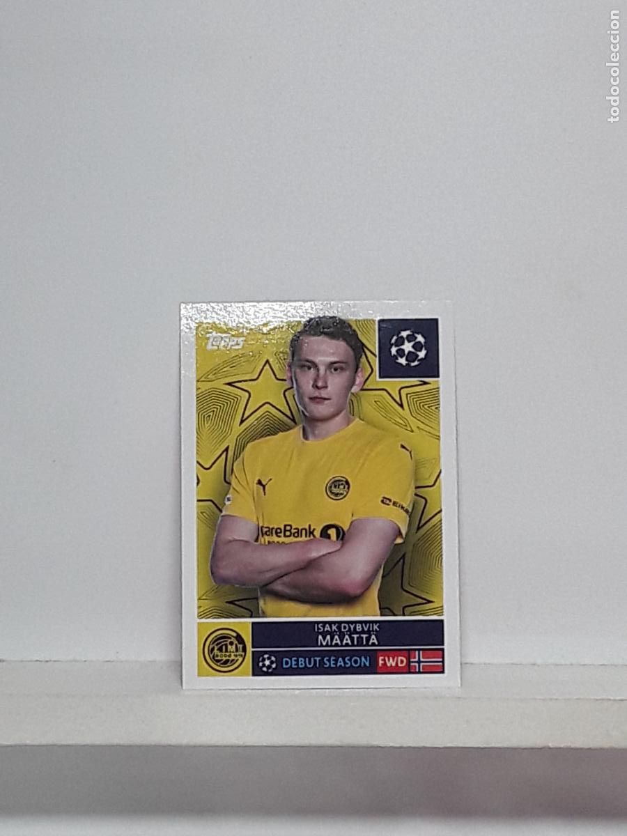 Cromos de f&uacute;tbol: CHAMPIONS STICKER 2025 2026 25 26 ALBUM TOPPS LEAGUE N 526 BODO 1916 ISAK DYBVIK MAATTA