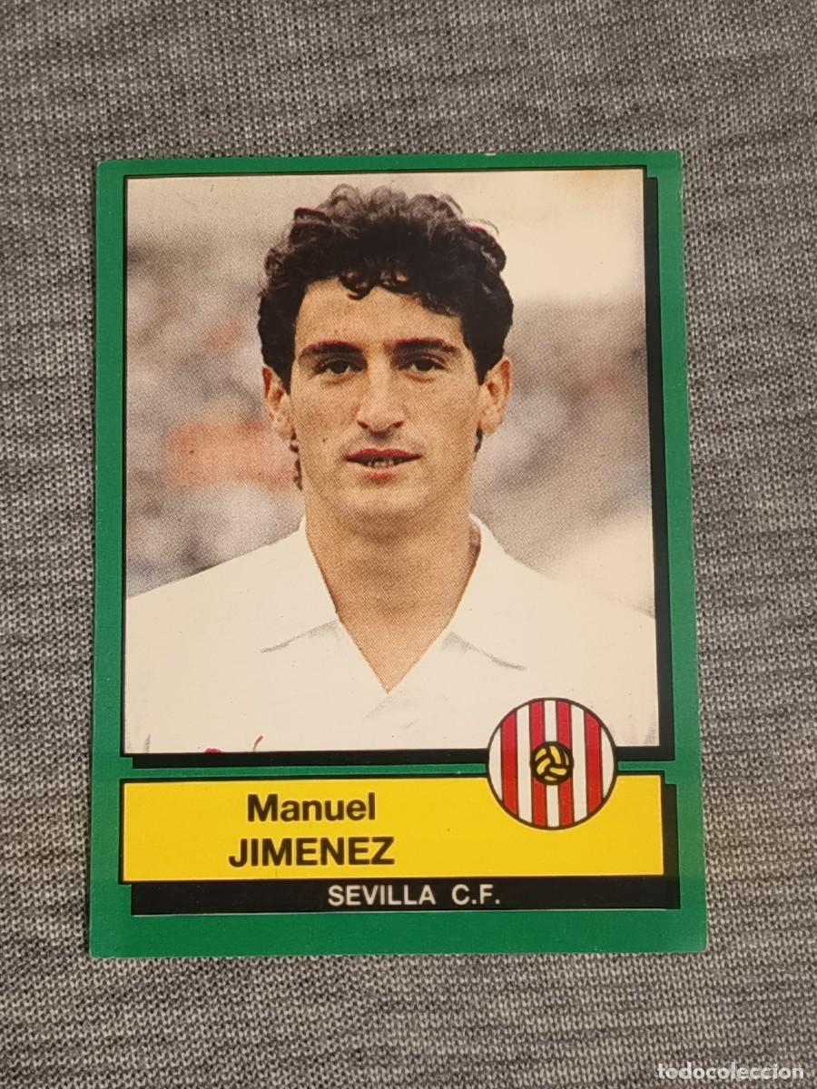 Football Stickers: F&uacute;tbol 90 panini JIM&Eacute;NEZ N&deg;243 SEVILLA nunca pegado