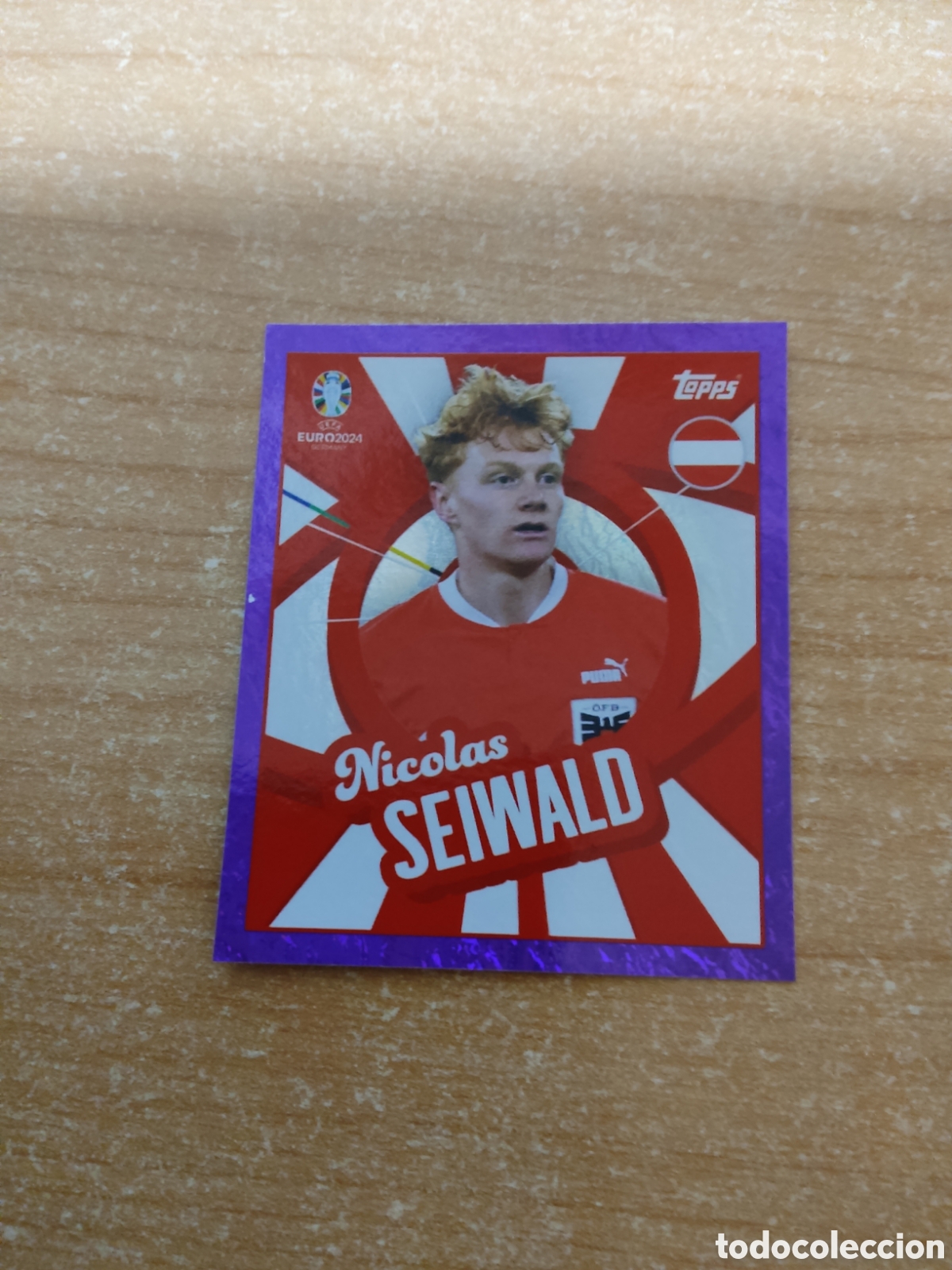 Cartes &agrave; collectionner de Football: PTW NICOLAS SEIWALD LILA AUSTRIA EURO 2024