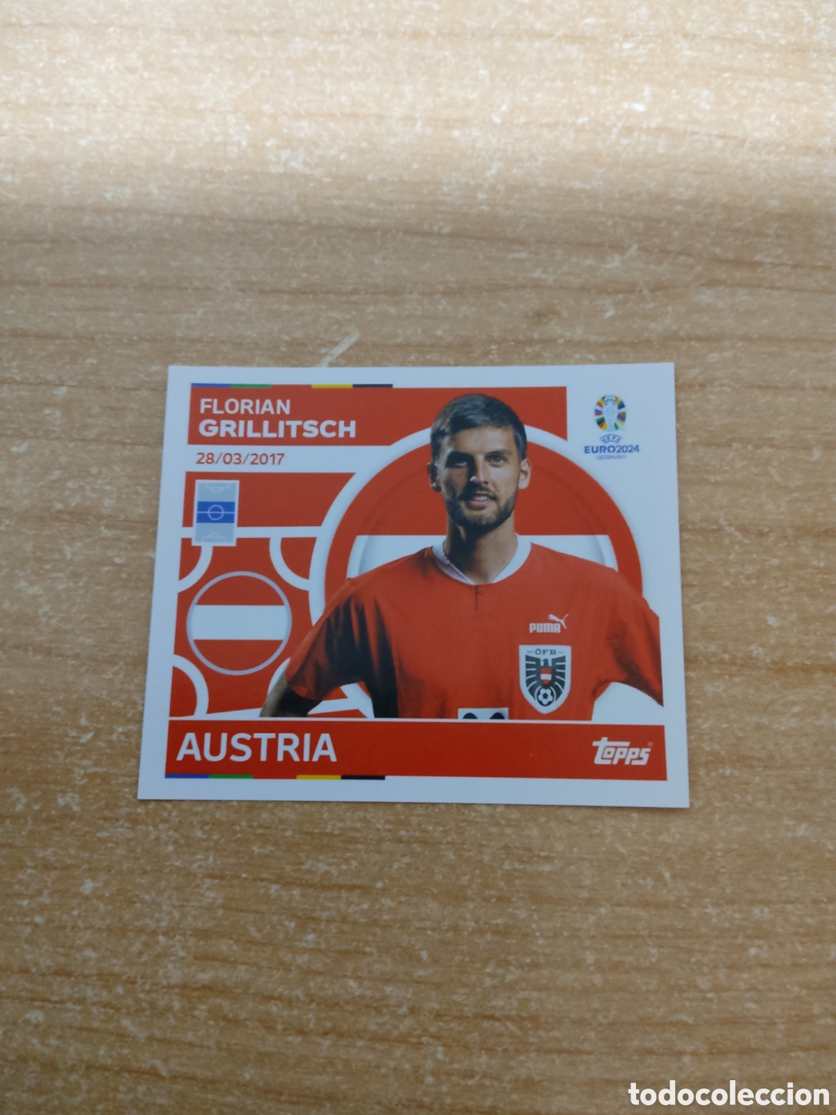 Football Stickers: 12 GRILLITSCH AUSTRIA EURO 2024 TOPPS