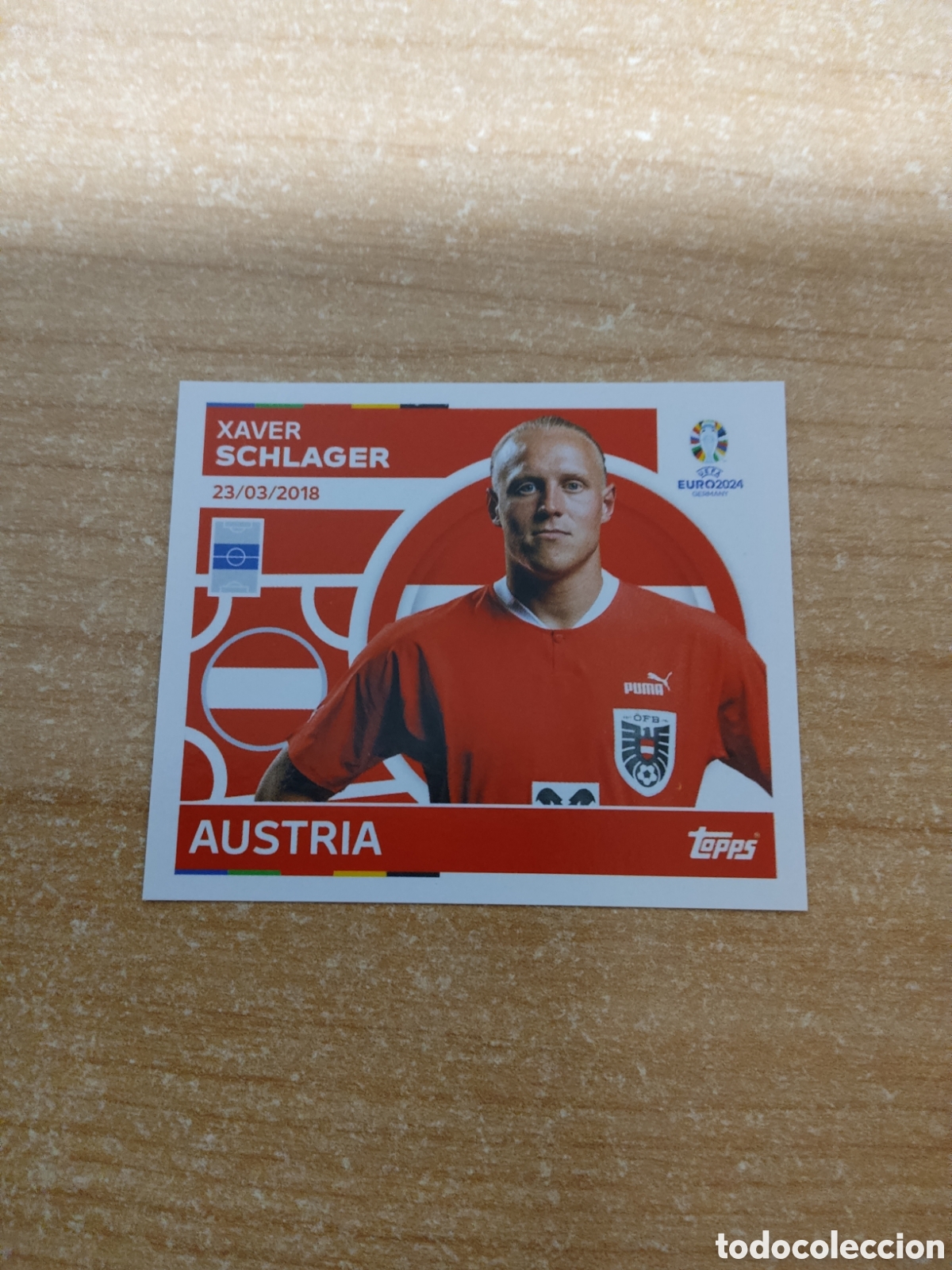 Cromos de f&uacute;tbol: 13 SCHLAGER AUSTRIA EURO 2024 TOPPS