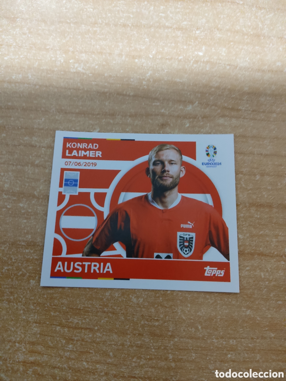 Cromos de f&uacute;tbol: 14 LAIMER AUSTRIA EURO 2024 TOPPS