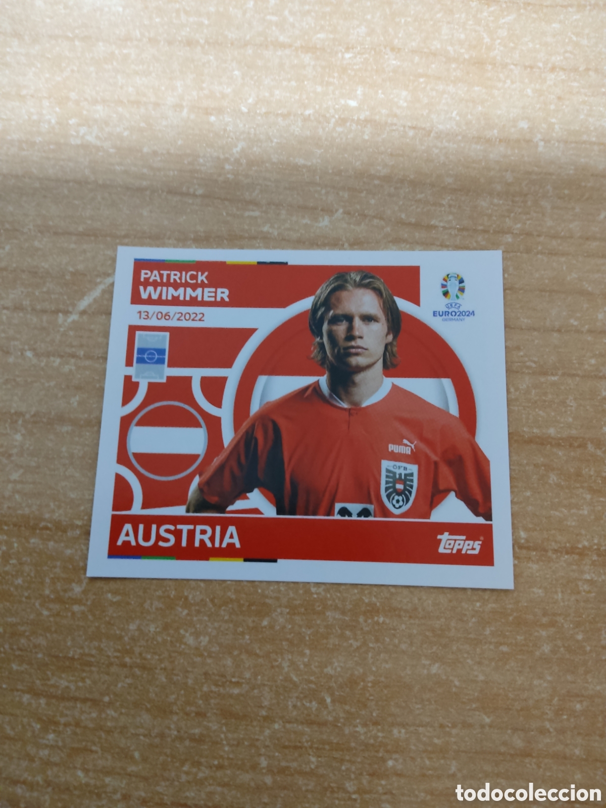 Cromos de f&uacute;tbol: 17 WIMMER AUSTRIA EURO 2024 TOPPS