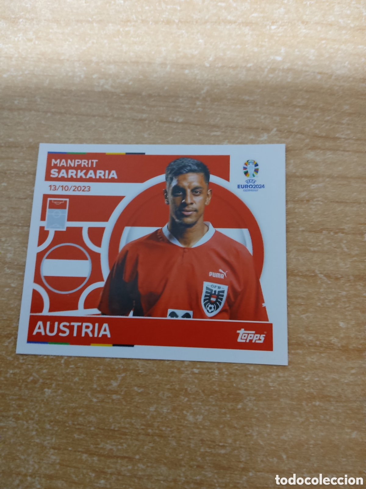 Cromos de f&uacute;tbol: 20 SARKARIA AUSTRIA EURO 2024 TOPPS