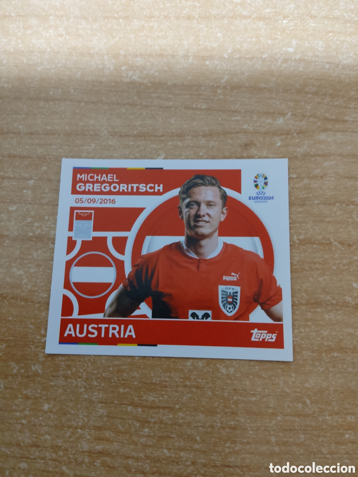 Cromos de f&uacute;tbol: 21 GREGORITSCH AUSTRIA EURO 2024 TOPPS