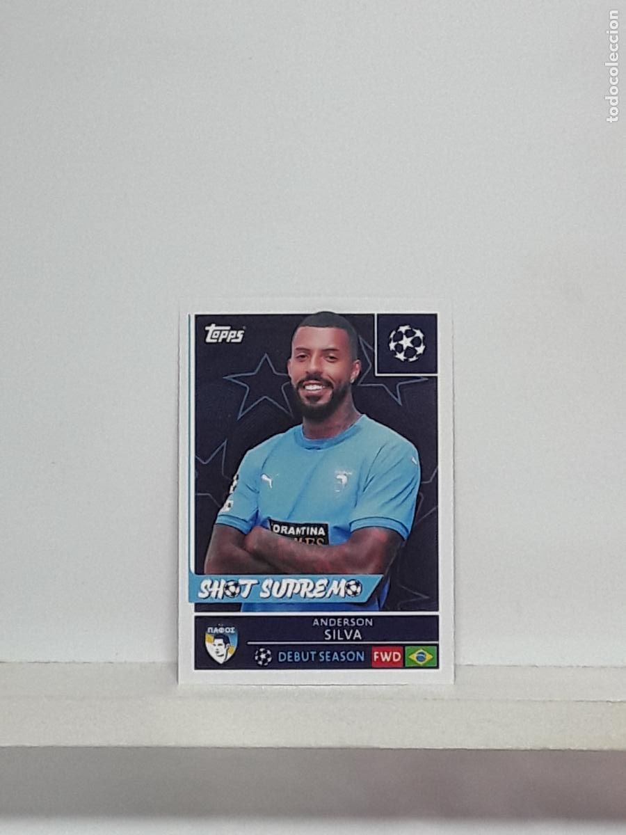 Cromos de f&uacute;tbol: CHAMPIONS STICKER 2025 2026 25 26 ALBUM TOPPS LEAGUE N 539 PAFOS ANDERSON SILVA