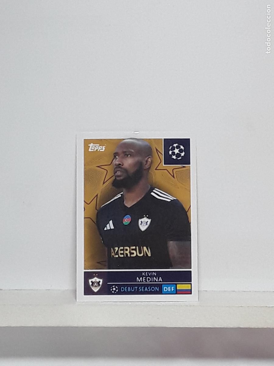 Cromos de f&uacute;tbol: CHAMPIONS STICKER 2025 2026 25 26 ALBUM TOPPS LEAGUE N 545 QARABAG KEVIN MEDINA