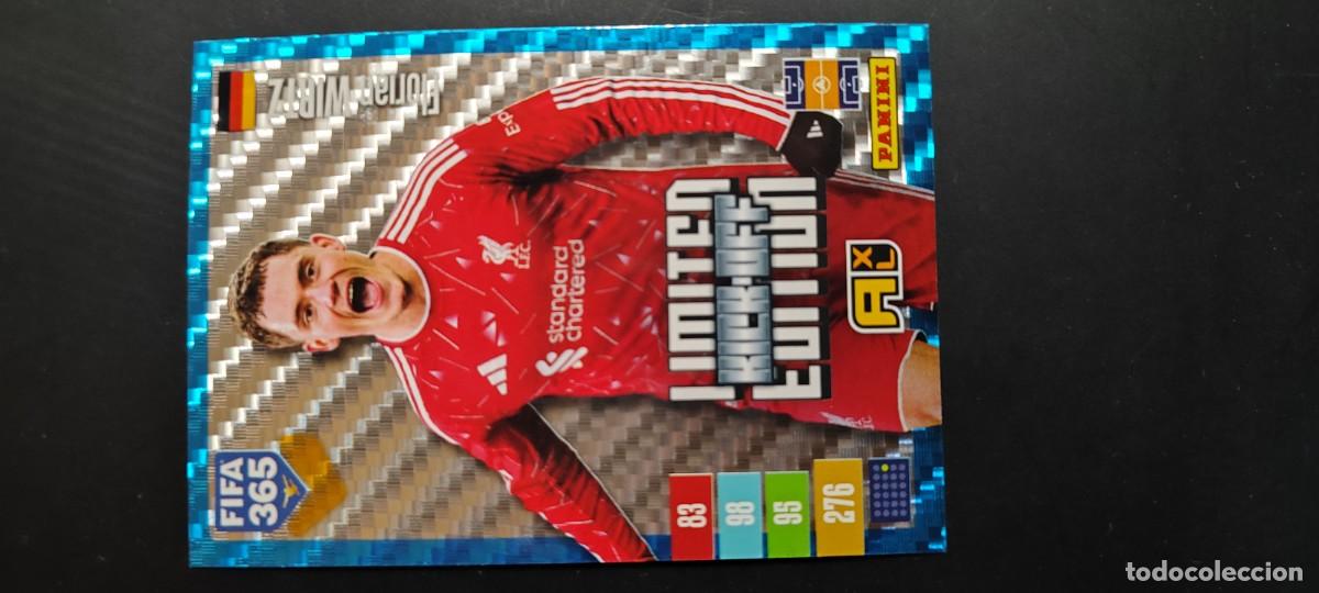 Cromos de f&uacute;tbol: ADRENALYN FIFA 365 2027 CARD KICK OFF PARALELA AZUL WIRTZ LIVERPOOL # LIMITED EDITION