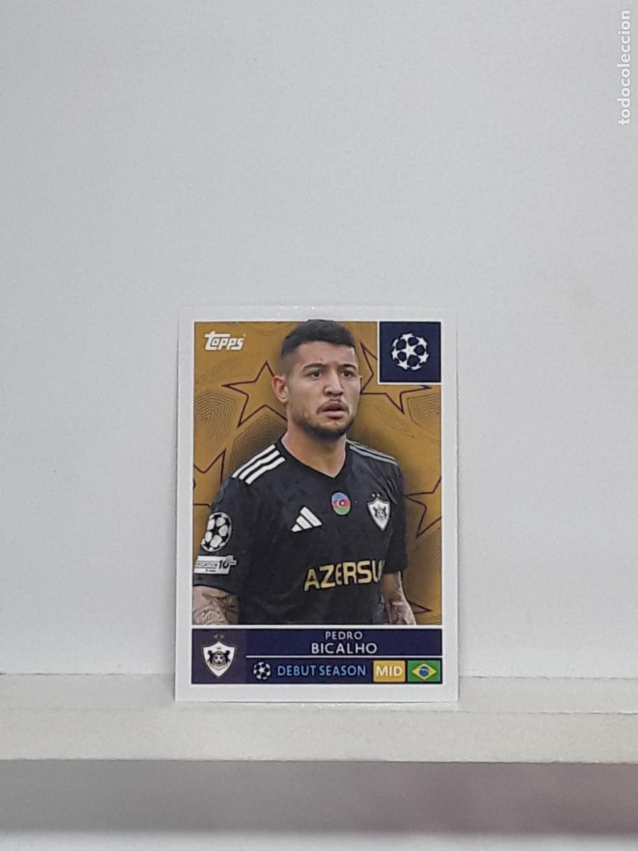 Cromos de f&uacute;tbol: CHAMPIONS STICKER 2025 2026 25 26 ALBUM TOPPS LEAGUE N 546 QARABAG PEDRO BICALHO