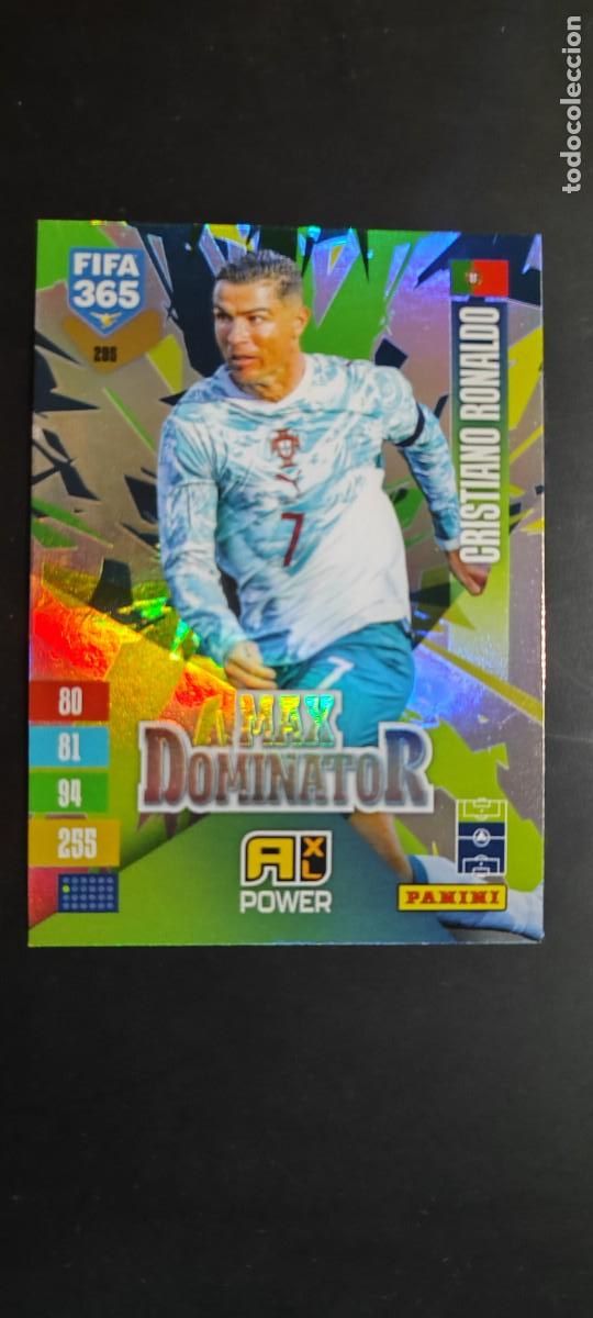 Cromos de Futebol: ADRENALYN FIFA 365 2027 CARD MAX DOMINATOR CRISTIANO RONALDO PORTUGAL # 295 PANINI