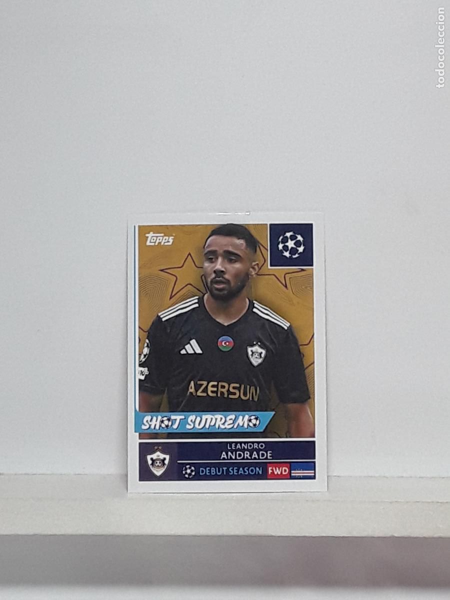 Cromos de f&uacute;tbol: CHAMPIONS STICKER 2025 2026 25 26 ALBUM TOPPS LEAGUE N 550 QARABAG LEANDRO ANDRADE