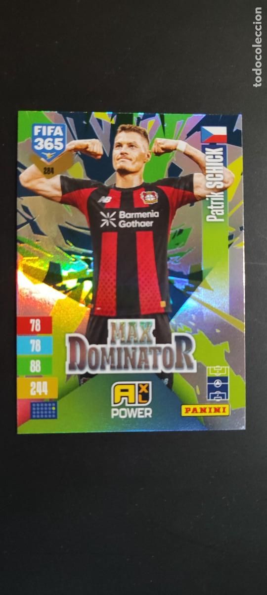 Figurine di Calcio: ADRENALYN FIFA 365 2027 CARD MAX DOMINATOR SCHICK LEVERKUSEN # 284 PANINI