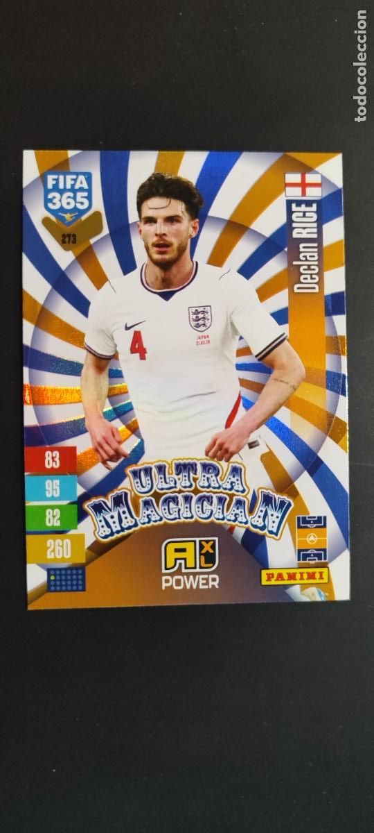 Figurine di Calcio: ADRENALYN FIFA 365 2027 CARD ULTRA MAGICIAN RICE INGLATERRA # 273 PANINI
