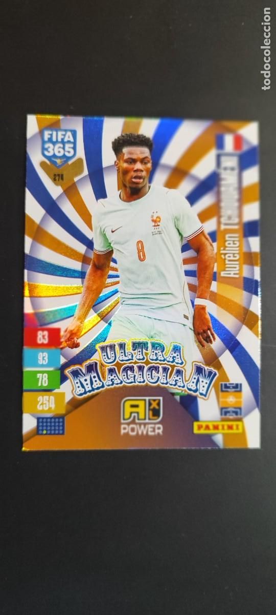 Figurine di Calcio: ADRENALYN FIFA 365 2027 CARD ULTRA MAGICIAN THOUAMENI FRANCIA # 274 PANINI