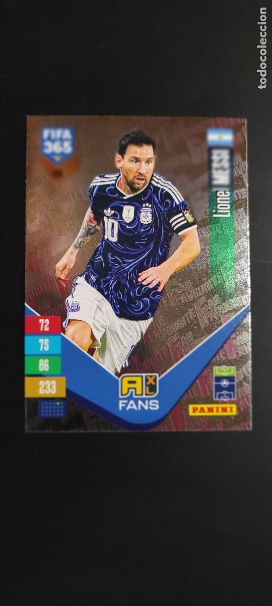 Football Stickers: ADRENALYN FIFA 365 2027 CARD FANS LIONEL MESSI ARGENTINA # 430 PANINI