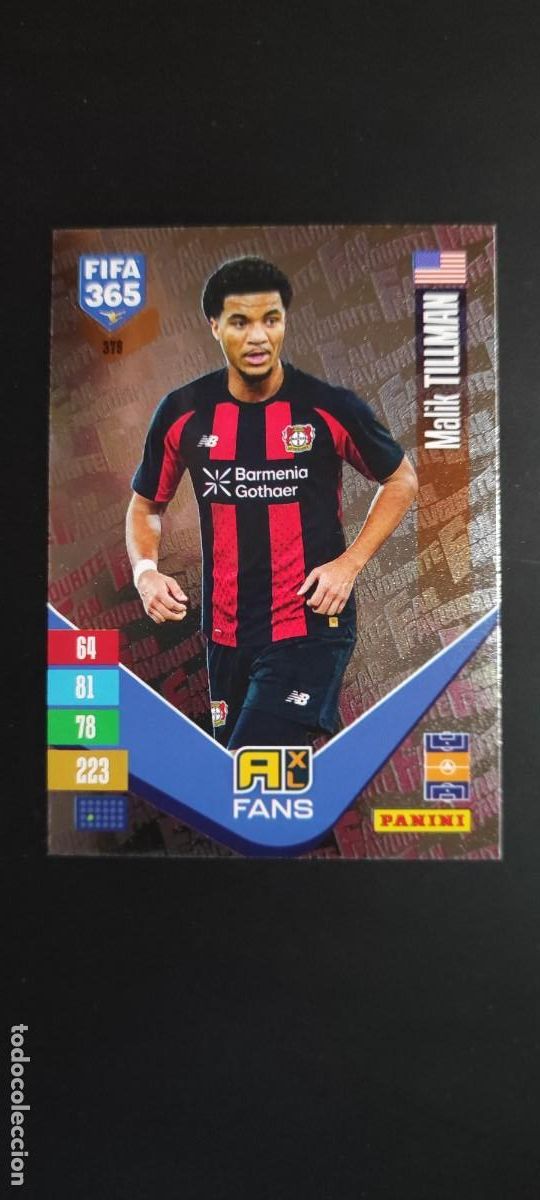 Cromos de Futebol: ADRENALYN FIFA 365 2027 CARD FANS TILLMAN LEVERKUSEN # 379 PANINI