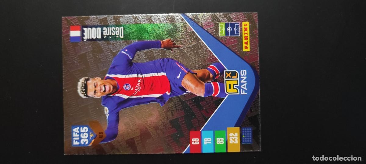 Cromos de f&uacute;tbol: ADRENALYN FIFA 365 2027 CARD FANS DOUE PSG # 415 PANINI