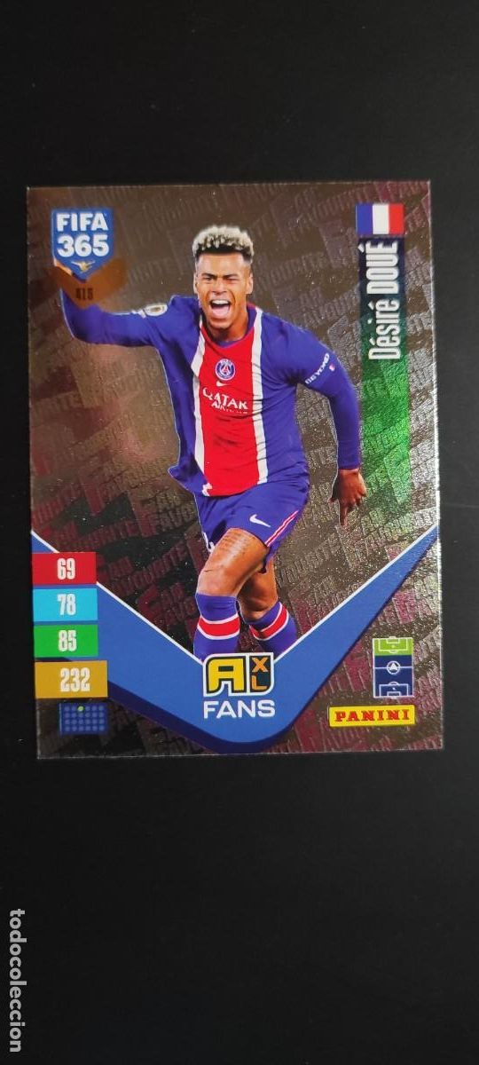 Cromos de Futebol: ADRENALYN FIFA 365 2027 CARD FANS DOUE PSG # 415 PANINI