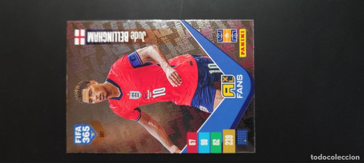 Cromos de f&uacute;tbol: ADRENALYN FIFA 365 2027 CARD FANS BELLINGHAM INGLATERRA # 397 PANINI