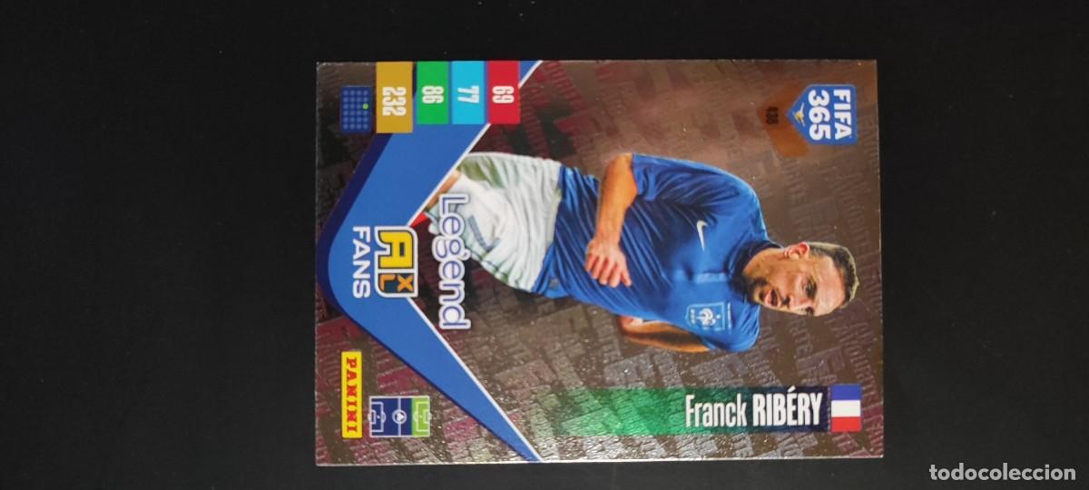 Cromos de f&uacute;tbol: ADRENALYN FIFA 365 2027 CARD FANS LEGEND RIBERY FRANCIA # 438 PANINI