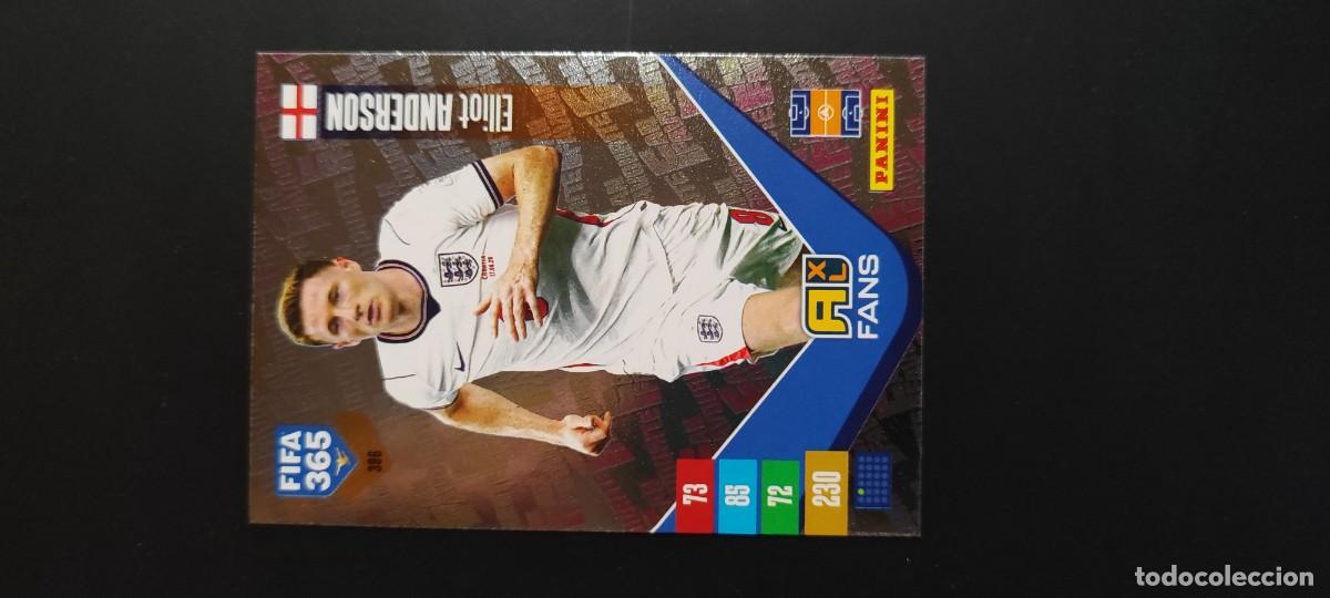 Cromos de f&uacute;tbol: ADRENALYN FIFA 365 2027 CARD FANS ANDERSON INGLATERRA # 396 PANINI
