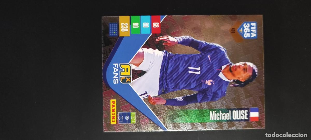 Cromos de f&uacute;tbol: ADRENALYN FIFA 365 2027 CARD FANS OLISE FRANCIA # 439 PANINI
