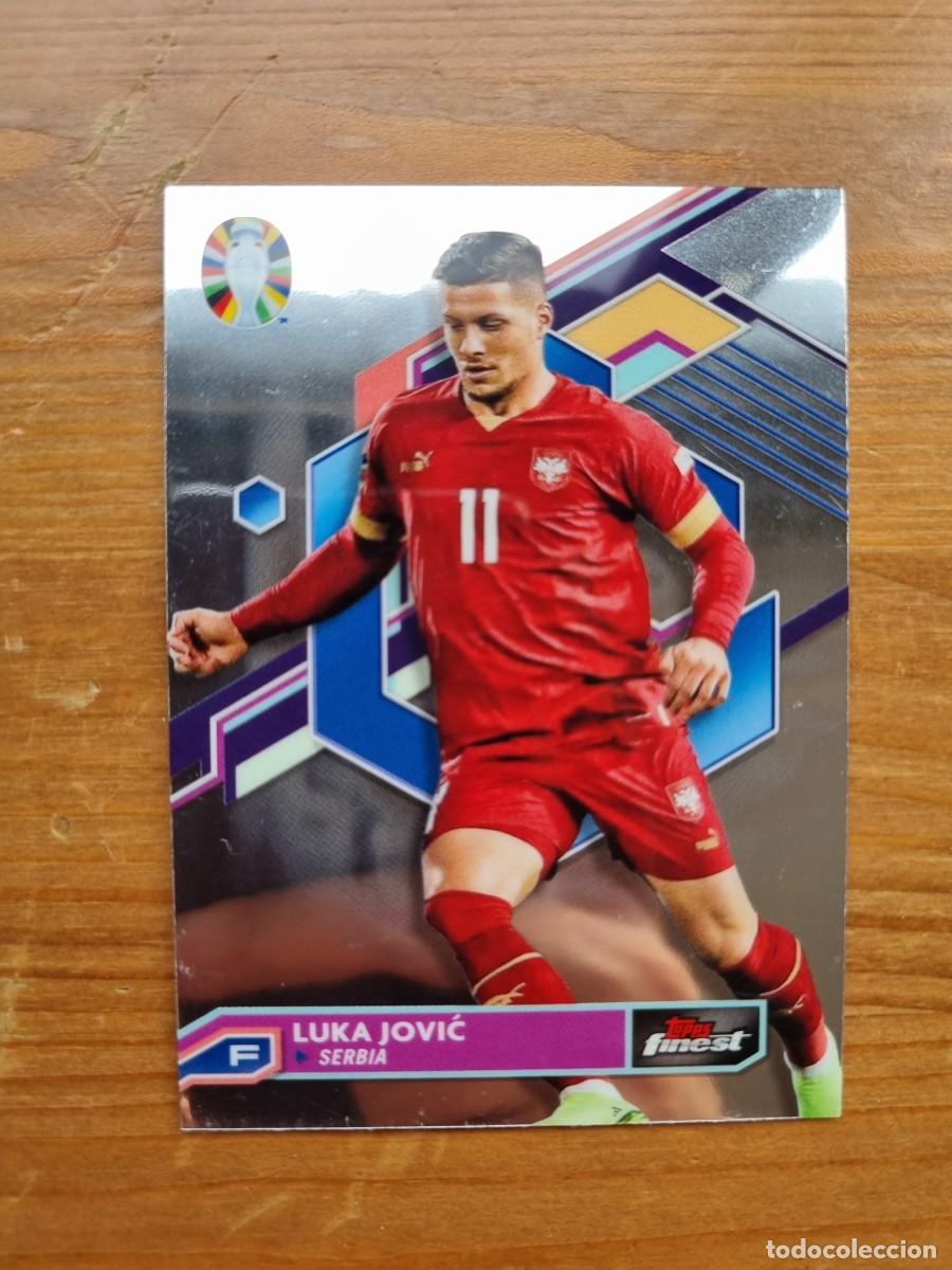 Cromos de f&uacute;tbol: 35 Luka JOVIC (Serbia). Road to UEFA EURO 2024 (Topps Finest)